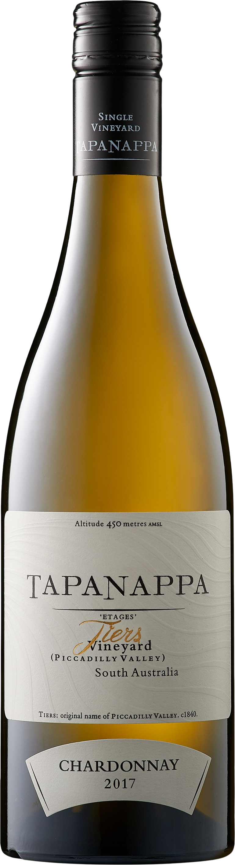 Tapanappa Museum Release Tiers Vineyard Chardonnay 2017 Adelaide Hills bottle